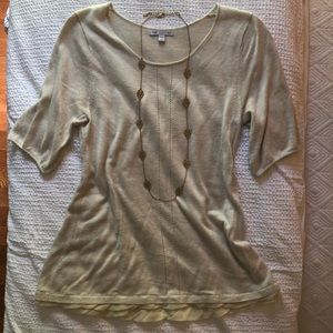 GAP ruffle hem sweater